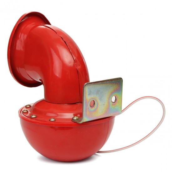 12V Metal Red Electric Horn Super Loud Raging Sound w/ Pull Lever Car Truck 12V Metal Red Electric Horn Super Loud Raging Sound w/ Pull Lever Car Truck