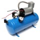 12V/24V 120 PSI 4 Air Train Chrome Horn Trumpet Vehicle Blue Compressor Tubing 12V/24V 120 PSI 4 Air Train Chrome Horn Trumpet Vehicle Blue Compressor Tubing