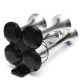 12V/24V 120 PSI 4 Air Train Chrome Horn Trumpet Vehicle Blue Compressor Tubing 12V/24V 120 PSI 4 Air Train Chrome Horn Trumpet Vehicle Blue Compressor Tubing
