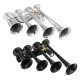149DB 4/FOUR Metal Trumpet Air Horn Chrome Train Car Truck Boat 12V 24V 149DB 4/FOUR Metal Trumpet Air Horn Chrome Train Car Truck Boat 12V 24V