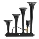 149DB 4/FOUR Metal Trumpet Air Horn Chrome Train Car Truck Boat 12V 24V 149DB 4/FOUR Metal Trumpet Air Horn Chrome Train Car Truck Boat 12V 24V