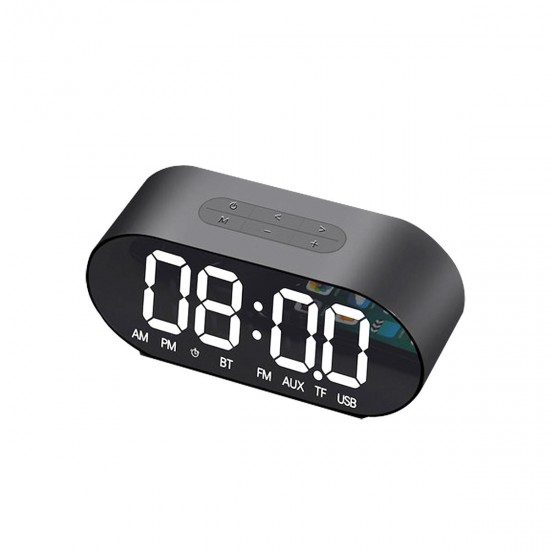 1500mAh Built in Battery 10 Hours TF AUX USB Car Mirror Alarm Clock bluetooth Speaker 1500mAh Built in Battery 10 Hours TF AUX USB Car Mirror Alarm Clock bluetooth Speaker
