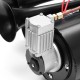2-Trumpet Train Air Horn 12V Compressor Tubing 150 dB 170 PSI Kit 3L for Car Truck Campers 2-Trumpet Train Air Horn 12V Compressor Tubing 150 dB 170 PSI Kit 3L for Car Truck Campers