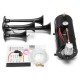 2-Trumpet Train Air Horn 12V Compressor Tubing 150 dB 170 PSI Kit 3L for Car Truck Campers 2-Trumpet Train Air Horn 12V Compressor Tubing 150 dB 170 PSI Kit 3L for Car Truck Campers