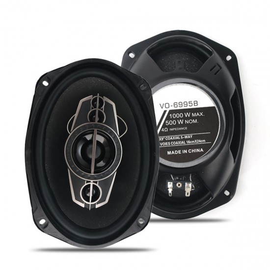 2 x Universal 6x9inch 500W 2 Way Coaxial Auto Car Speaker Replacement Audio Music 2 x Universal 6x9inch 500W 2 Way Coaxial Auto Car Speaker Replacement Audio Music