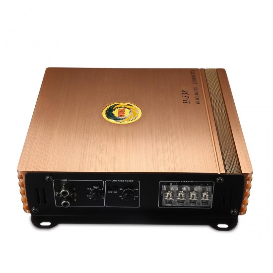 2200W 2 Channel HiFi Car Power Amplifier 360 Degree Rounded Sound