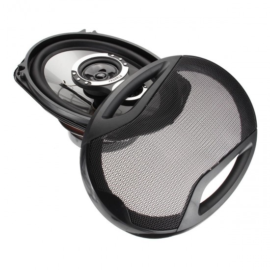 2Pcs 12V 1000 Watts 6x9 Inch 3-Way Twin Tone Car Door Shelf Coaxial Speakers