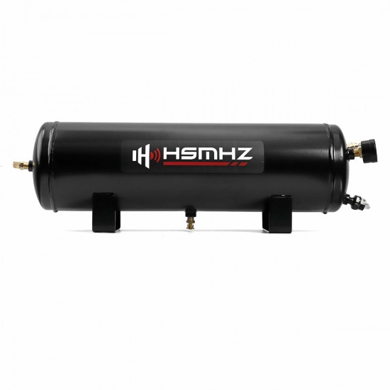 3 GAL 4 Trumpet Air Horn Tank 200PSI Compressor Onboard Kit For Train Truck Boat
