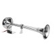 328db 12V Electric Air Horn Super Loud Single Trumpet Metal Gas Horn for Boat Truck RV 328db 12V Electric Air Horn Super Loud Single Trumpet Metal Gas Horn for Boat Truck RV