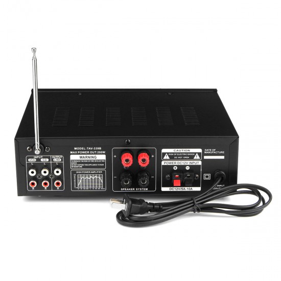 339BT 220V 500W Car Digital LED Display Panel bluetooth Home Karaoke Amplifier Wireless FM Audio 339BT 220V 500W Car Digital LED Display Panel bluetooth Home Karaoke Amplifier Wireless FM Audio