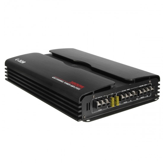 3800W 4 Channel Aluminum Alloy Car Audio Amplifier Power Stereo Speaker PowerVox 3800W 4 Channel Aluminum Alloy Car Audio Amplifier Power Stereo Speaker PowerVox