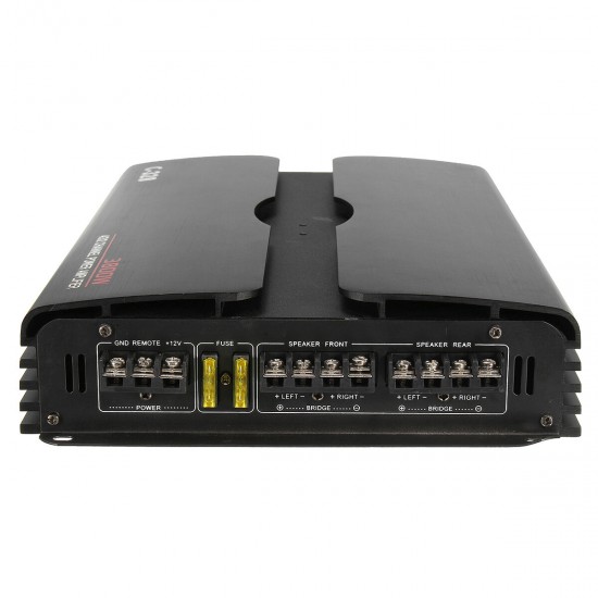 3800W 4 Channel Aluminum Alloy Car Audio Amplifier Power Stereo Speaker PowerVox 3800W 4 Channel Aluminum Alloy Car Audio Amplifier Power Stereo Speaker PowerVox