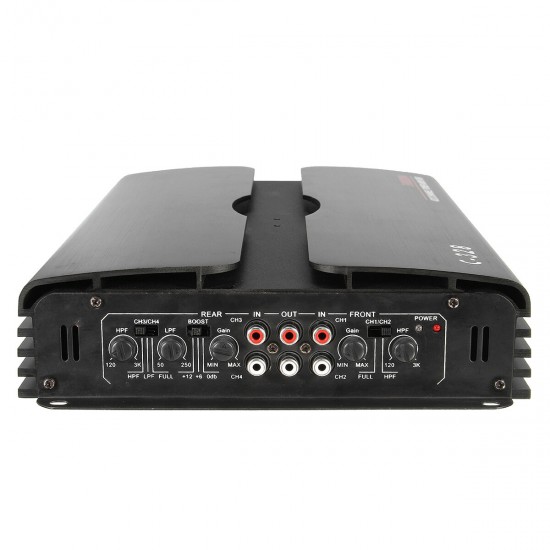 3800W 4 Channel Aluminum Alloy Car Audio Amplifier Power Stereo Speaker PowerVox 3800W 4 Channel Aluminum Alloy Car Audio Amplifier Power Stereo Speaker PowerVox