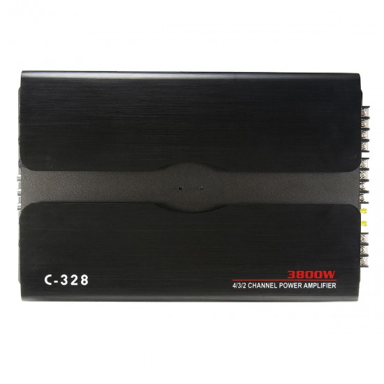 3800W 4 Channel Aluminum Alloy Car Audio Amplifier Power Stereo Speaker PowerVox 3800W 4 Channel Aluminum Alloy Car Audio Amplifier Power Stereo Speaker PowerVox