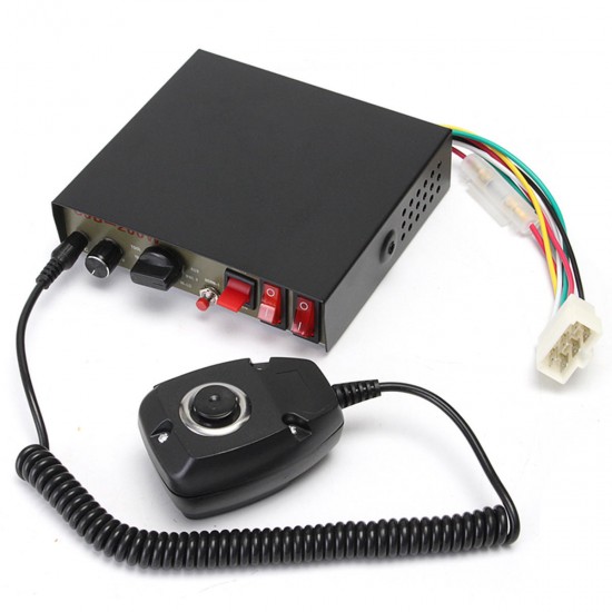 400W 8 Sound Loud Car Warning Alarm Police Fire Siren Horn PA Speaker MIC System 400W 8 Sound Loud Car Warning Alarm Police Fire Siren Horn PA Speaker MIC System