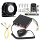 400W 8 Sound Loud Car Warning Alarm Police Fire Siren Horn PA Speaker MIC System