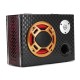 6 Inch 12V 24V 220V Remote Control bluetooth Square Leather Car Home Audio Subwoofer Power Speaker