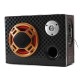 6 Inch 12V 24V 220V Remote Control bluetooth Square Leather Car Home Audio Subwoofer Power Speaker