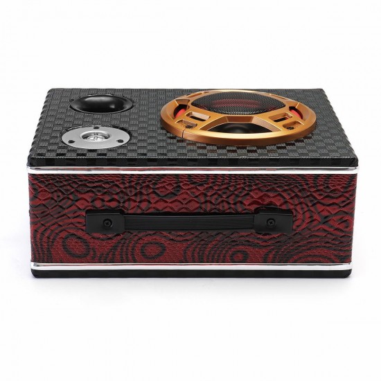 6 Inch 12V 24V 220V Remote Control bluetooth Square Leather Car Home Audio Subwoofer Power Speaker