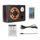 6 Inch 12V 24V 220V Remote Control bluetooth Square Leather Car Home Audio Subwoofer Power Speaker