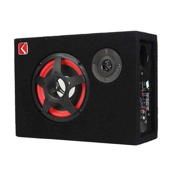6 Inch 350W 4omg Under-Seat Car Subwoofer Speaker Stereo Audio Bass Powerful Amplifier