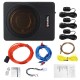 600W 10 Inch 12V Car Under Seat Active Amplifier Subwoofer Slim Speaker Amplifier with Remove Control Car Speaker