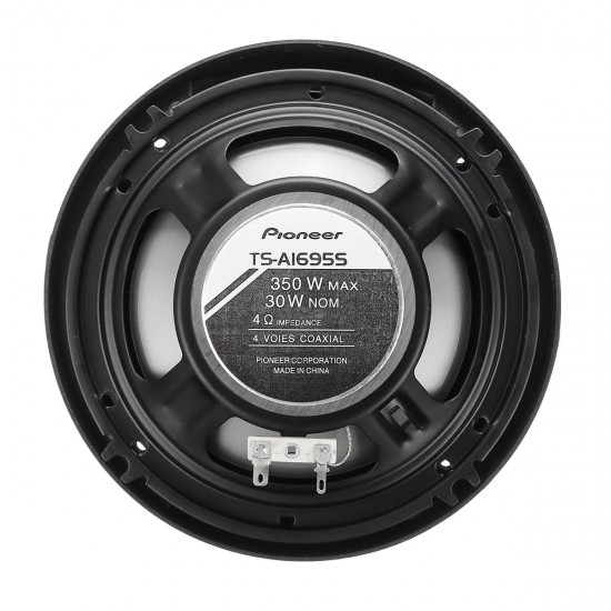 A Pair Of 6-inch 350W Car Speaker Coaxial Speaker