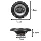 A Pair Of 6-inch 350W Car Speaker Coaxial Speaker