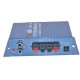 A5 Car / Motorcycle MP3 Hi-Fi Stereo Sound Amplifier Blue + Silver A5 Car / Motorcycle MP3 Hi-Fi Stereo Sound Amplifier Blue + Silver