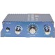 A5 Car / Motorcycle MP3 Hi-Fi Stereo Sound Amplifier Blue + Silver A5 Car / Motorcycle MP3 Hi-Fi Stereo Sound Amplifier Blue + Silver