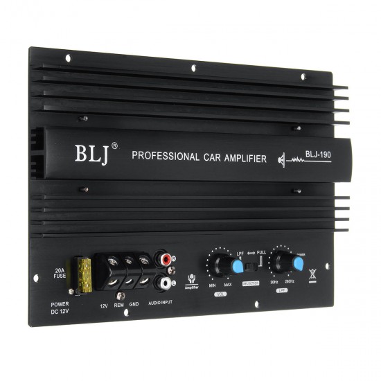 190 12V 1000W Mono Car Audio High Power Digital Amplifier Board Powerful Bass Subwoofer 190 12V 1000W Mono Car Audio High Power Digital Amplifier Board Powerful Bass Subwoofer
