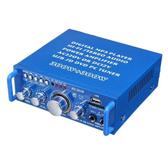 DC12V AC220V Car Home bluetooth Power Car Amplifier With Remote Control DC12V AC220V Car Home bluetooth Power Car Amplifier With Remote Control