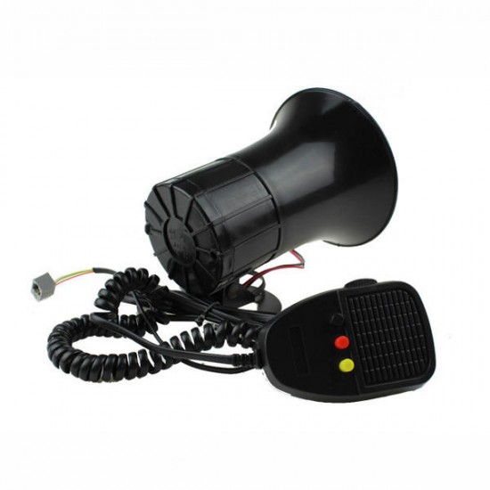 JC-1076 12V Car Motorcycle Three-tone Loudspeaker