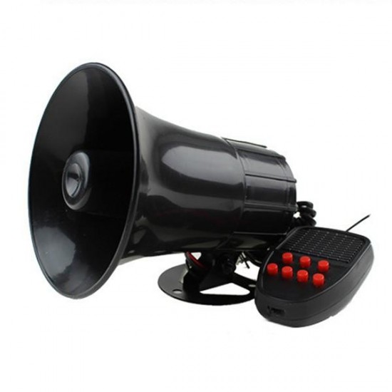 JC-1080 12V Car Motorcycle Seven-tone Loudspeaker