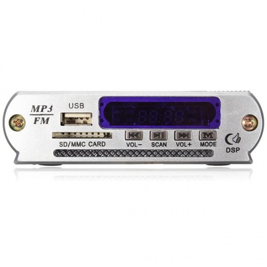 Mini Digital Player FM Radio Remote Control LED Display MP3 USB SD Headphone Out Car Amplifier Mini Digital Player FM Radio Remote Control LED Display MP3 USB SD Headphone Out Car Amplifier