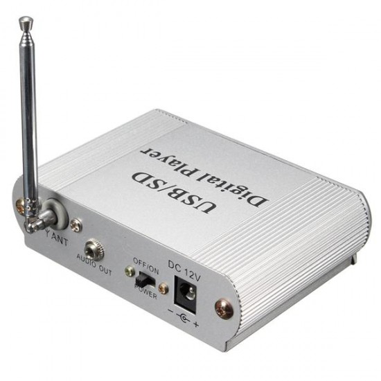 Mini Digital Player FM Radio Remote Control LED Display MP3 USB SD Headphone Out Car Amplifier Mini Digital Player FM Radio Remote Control LED Display MP3 USB SD Headphone Out Car Amplifier