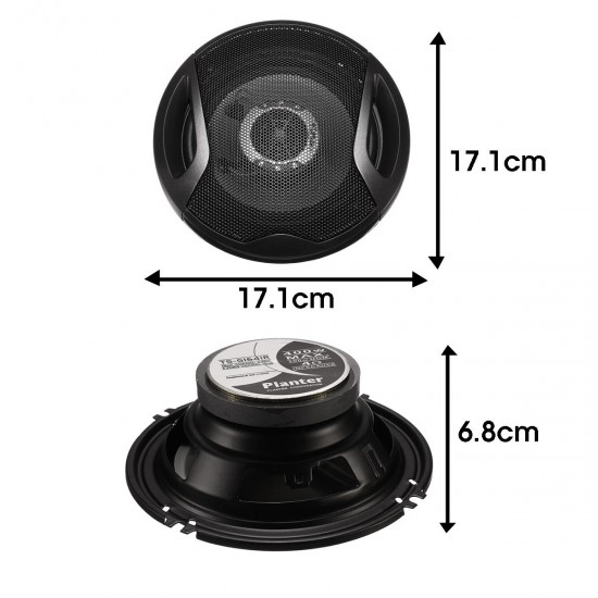 TS-G1641R Pair Of 6.5 Inch 400W Car Speaker Coaxial Speaker