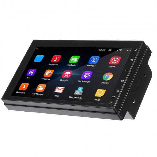 10.1 Inch for Android 8.1 Car Stereo Quad Core 1GB+16GB GPS Navigation 2 DIN Touch Screen WIFI bluetooth Mic FM Radio