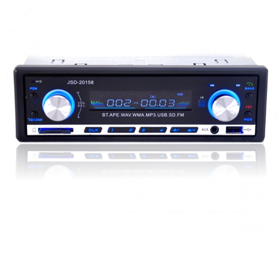 12V DIN Auto Radio bluetooth Stereo Audio Head Unit-Player Car MP3 Player Stereo With FM Radio Multifunction