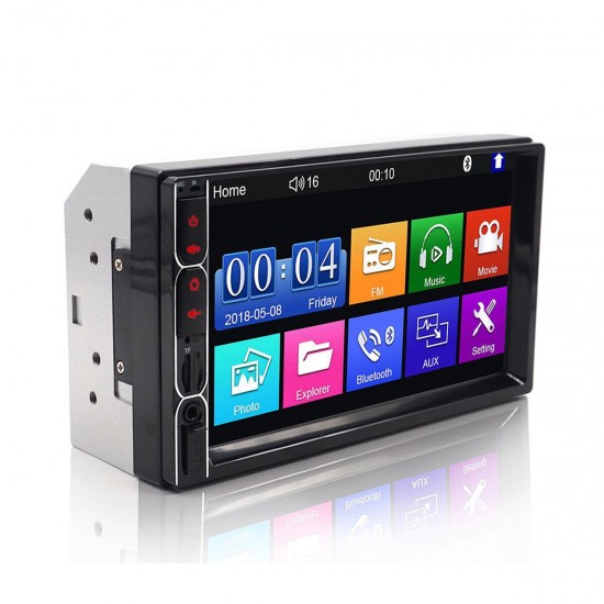 7'' 2 Din MP5 Radio Player Double Car Stereo Head Unit Radio Touchscreen+Camera 7'' 2 Din MP5 Radio Player Double Car Stereo Head Unit Radio Touchscreen+Camera