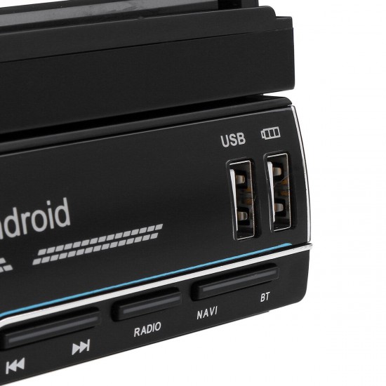 7 Inch 1 Din Android 8.1 Car Radio Stereo MP5 Player 4 Core 1+16G Retractable Touch Screen WIFI GPS bluetooth FM AUX With 4LED Backup Camera 7 Inch 1 Din Android 8.1 Car Radio Stereo MP5 Player 4 Core 1+16G Retractable Touch Screen WIFI GPS bluetooth FM AUX With 4LED Backup Camera
