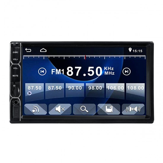 7 Inch 2 Din Car Stereo Auto Radio Multimedia MP5 Player Rear View Camera HD bluetooth Touch Screen Hands-free Radio FM Aux