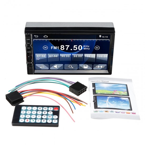 7 Inch 2 Din Car Stereo Auto Radio Multimedia MP5 Player Rear View Camera HD bluetooth Touch Screen Hands-free Radio FM Aux 7 Inch 2 Din Car Stereo Auto Radio Multimedia MP5 Player Rear View Camera HD bluetooth Touch Screen Hands-free Radio FM Aux