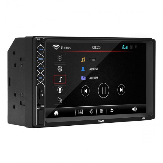 7 Inch 2 Din N6 For Wince Car Radio Stereo MP5 Player 1+16G bluetooth GPS Touch Screen HD NAV FM AUX USB With Rear View Camera