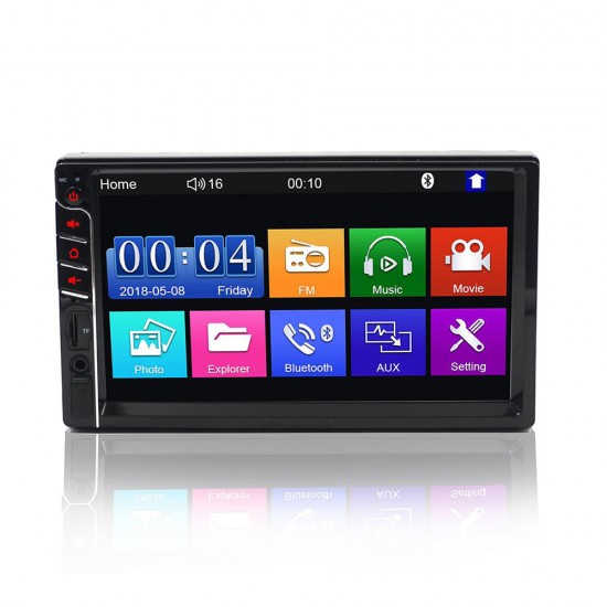 7 Inch 2 Din TY7033 Car Stereo MP5 Audio Player Hands-free bluetooth FM With Rearview Camera