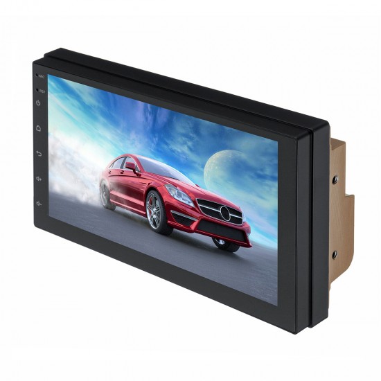 7 Inch 2 Din for Android 8.1 Car Radio Stereo Auto MP5 MP3 Player Quad Core 1GB+16GB GPS Touch Screen bluetooth Wifi FM