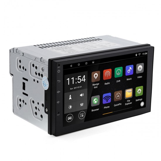 7 Inch 2DIN Android 8.1 Car Stereo Radio 4 Core 1G+16G IPS Touch Screen WiFi GPS bluetooth Subwoofer FM AM RDS External Mic 7 Inch 2DIN Android 8.1 Car Stereo Radio 4 Core 1G+16G IPS Touch Screen WiFi GPS bluetooth Subwoofer FM AM RDS External Mic