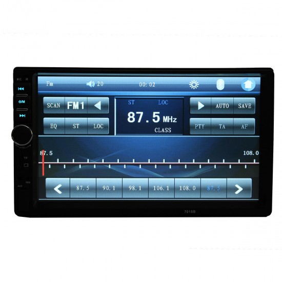 7 Inch 2DIN Car MP5 MP3 Player bluetooth Touch Screen Stereo Radio HD In Dash