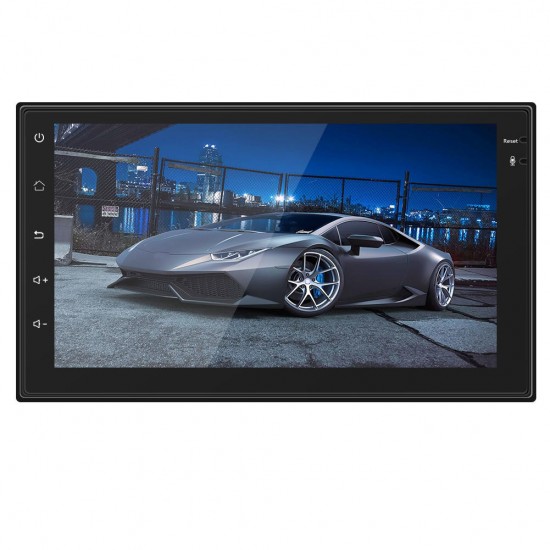 7 Inch Android Quad Core 2 DIN Car MP5 Player GPS 4G WIfi bluetooth+Free Cam