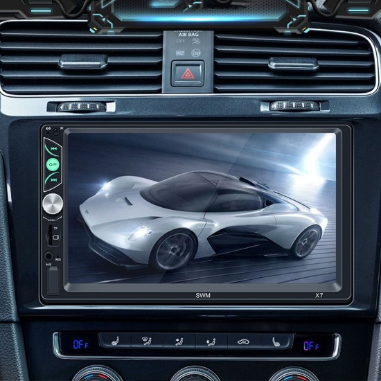 7 Inch Car MP5 Player Reversing Video Touch Screen Mobile Phone Projection Screen Steering Wheel Control FM Radio 7 Inch Car MP5 Player Reversing Video Touch Screen Mobile Phone Projection Screen Steering Wheel Control FM Radio